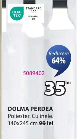 JYSK Dolma perdea Ofertă