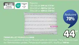 JYSK Tronfjellet pernă cu fibre Ofertă