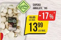 Mega Image Ciuperci ambalate Ofertă