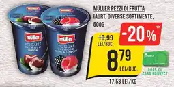 Mega Image Müller pezzi di frutta iaurt Ofertă