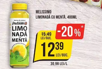 Mega Image MELISSIMO Limonadă cu mentă Ofertă