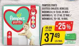 Pampers pants scutece chilotel bebeluși