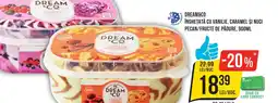 Mega Image Dream&co înghețată cu vanilie, caramel și nuci pecan/fructe de pădure Ofertă