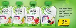Mega Image Nature's promise bio baby piure de pere/mere, banane și pere/mere, banane şi morcovi, 6+ luni/ mere, prune, căpşuni și vişine Ofertă
