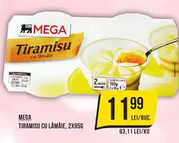 Mega tiramisu cu lămâie