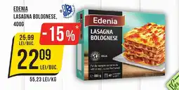 Mega Image Edenia lasagna bolognese Ofertă