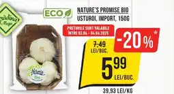 Mega Image Nature's promise bio usturoi, import Ofertă