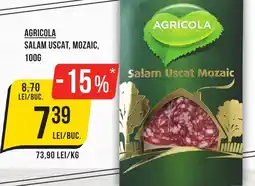 Mega Image Agricola salam uscat, mozaic Ofertă