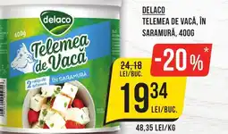 Mega Image Delaco telemea de vacă, în saramură Ofertă