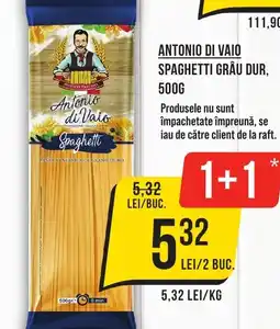 Mega Image Antonio di vaio spaghetti grâu dur Ofertă