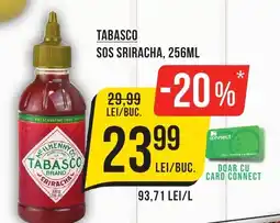 Mega Image Tabasco sos sriracha Ofertă