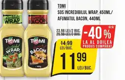 Mega Image Tomi sos incredibilul wrap,/ afumatul bacon Ofertă