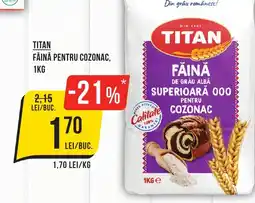 Mega Image Titan făină pentru cozonac Ofertă
