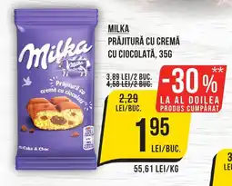 Mega Image Milka prăjitură cu cremă cu ciocolată Ofertă