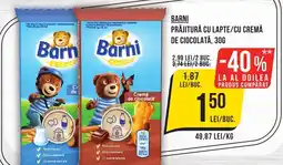 Mega Image Barni prăjitură cu lapte/cu cremă de ciocolată Ofertă
