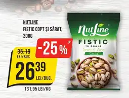 Mega Image Nutline fistic copt și sărat Ofertă