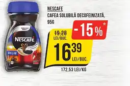Mega Image Nescafe cafea solubilă decofeinizată Ofertă
