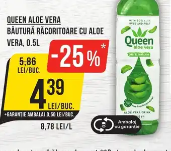Mega Image Queen aloe vera băutură răcoritoare cu aloe vera Ofertă