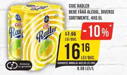 Ciuc radler bere fără alcool