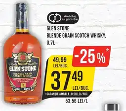 Mega Image Glen stone blende grain scotch whisky Ofertă
