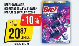 Mega Image Bref power aktiv odorizant toaletă, flower/ parfum de eucalipt Ofertă