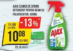 Ajax flower of spring detergent pentru geam cu pulverizator