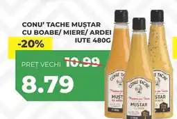 Conu' tache mustar cu boabe/miere/ ardei iute