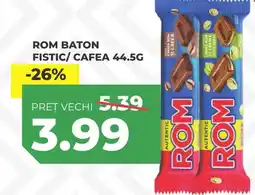 Simos Rom baton fistic/cafea Ofertă