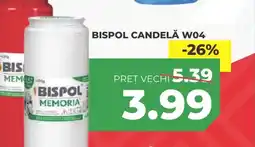 Bispol candelă wo4