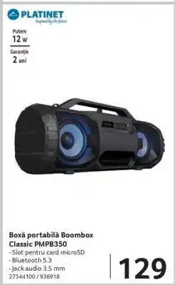 Selgros Boxă portabilă Boombox Classic PMPB350 Ofertă