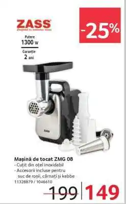 Selgros Mașină de tocat ZMG 08 Ofertă