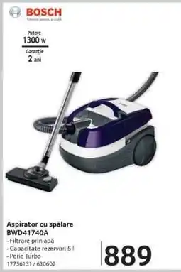 Selgros Aspirator cu spălare BWD41740A Ofertă