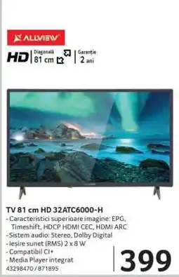TV 81 cm HD 32ATC6000-H