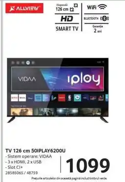 Selgros TV 126 cm 50iPLAY6200U Ofertă