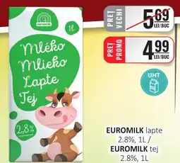 CBA EUROMILK lapte 2.8% Ofertă