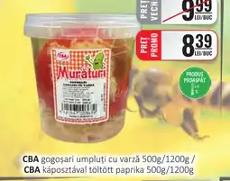 CBA CBA gogosari umpluți cu varză Ofertă