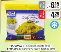 CBA BAHAMAS fasole galbenă tăiată Ofertă