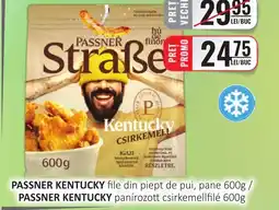 CBA PASSNER KENTUCKY file din piept de pui, pane Ofertă
