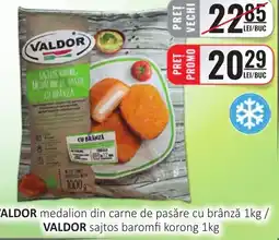 CBA VALDOR medalion din carne de pasăre cu brânză Ofertă