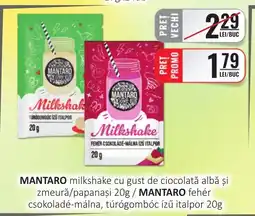 CBA MANTARO milkshake cu gust de ciocolată albă şi zmeură/papanaşi Ofertă
