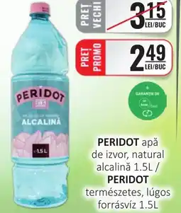 CBA PERIDOT apǎ de izvor, natural alcalină Ofertă