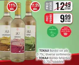CBA TOKAJI Bordói vin alb Ofertă