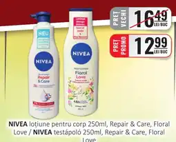 CBA NIVEA loțiune pentru corp, Repair & Care, Floral Love Ofertă
