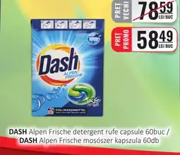 CBA DASH Alpen Frische detergent rufe capsule Ofertă