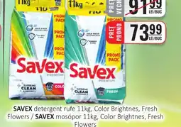 CBA SAVEX detergent rufe, Color Brightnes, Fresh Flowers Ofertă