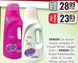 CBA VANISH Oxi Action soluție antipete, Crystal White, Oxygen Color Ofertă
