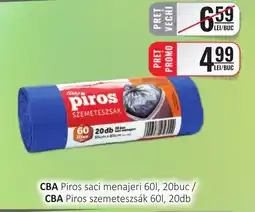 CBA CBA Piros saci menajeri Ofertă