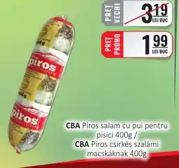 CBA CBA Piros salam cu pui pentru pisici Ofertă