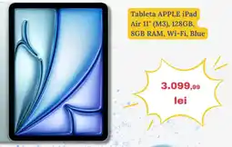 Tableta APPLE iPad Air 11 (M3), 128GB, 8GB RAM, Wi-Fi, Blue