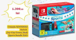 Consola NINTENDO Switch (Joy-Con Green/Red) Sports Bundle HAD